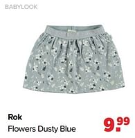 Promoties Rok flowers dusty blue - Baby look - Geldig van 27/05/2024 tot 29/06/2024 bij Baby-Dump