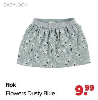 Promoties Rok flowers dusty blue - Baby look - Geldig van 27/05/2024 tot 29/06/2024 bij Baby-Dump