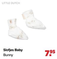 Promoties Slofjes baby bunny - Little Dutch - Geldig van 27/05/2024 tot 29/06/2024 bij Baby-Dump