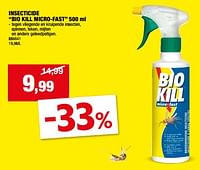 Promoties Insecticide bio kill micro-fast - BSI - Geldig van 22/05/2024 tot 02/06/2024 bij Hubo