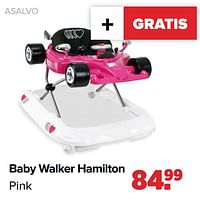 Promoties Baby walker hamilton pink - Asalvo - Geldig van 27/05/2024 tot 29/06/2024 bij Baby-Dump