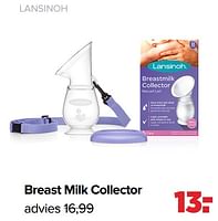 Promoties Breast milk collector - Lansinoh - Geldig van 27/05/2024 tot 29/06/2024 bij Baby-Dump