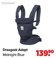Promoties Draagzak adapt midnight blue - ERGObaby - Geldig van 27/05/2024 tot 29/06/2024 bij Baby-Dump