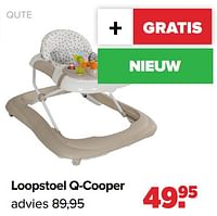 Promoties Loopstoel q-cooper - Qute  - Geldig van 27/05/2024 tot 29/06/2024 bij Baby-Dump