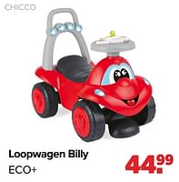 Promoties Loopwagen billy eco+ - Chicco - Geldig van 27/05/2024 tot 29/06/2024 bij Baby-Dump