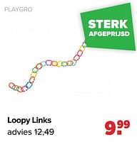 Promoties Loopy links - Playgro - Geldig van 27/05/2024 tot 29/06/2024 bij Baby-Dump