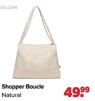 Promoties Shopper boucle natural - Jollein - Geldig van 27/05/2024 tot 29/06/2024 bij Baby-Dump