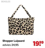 Promoties Shopper luipaard - Beagles - Geldig van 27/05/2024 tot 29/06/2024 bij Baby-Dump