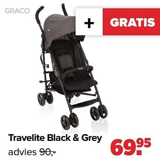 Promoties Travelite black + grey - Graco - Geldig van 27/05/2024 tot 29/06/2024 bij Baby-Dump