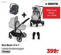 Promoties Eos basic 3 in 1 combi-kinderwagen - Cybex - Geldig van 27/05/2024 tot 29/06/2024 bij Baby-Dump
