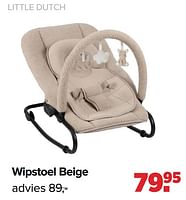 Promoties Wipstoel beige - Little Dutch - Geldig van 27/05/2024 tot 29/06/2024 bij Baby-Dump