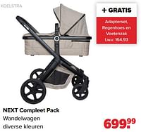 Promoties Next compleet pack wandelwagen - Koelstra - Geldig van 27/05/2024 tot 29/06/2024 bij Baby-Dump