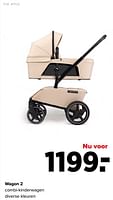 Promoties Wagon 2 combi-kinderwagen - The jiffle - Geldig van 27/05/2024 tot 29/06/2024 bij Baby-Dump