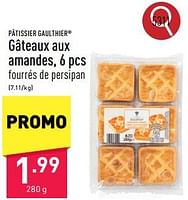 Promotions Gâteaux aux amandes - Patissier Gaulthier - Valide de 07/06/2024 à 09/06/2024 chez Aldi