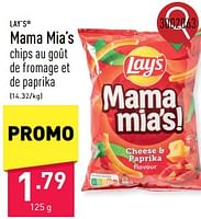 Promotions Mama mia’s - Lay's - Valide de 07/06/2024 à 09/06/2024 chez Aldi