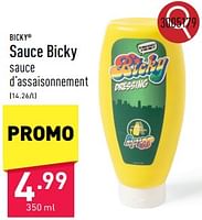 Promotions Sauce bicky - Bicky - Valide de 07/06/2024 à 09/06/2024 chez Aldi