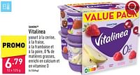 Promotions Vitalinea - Danone - Valide de 07/06/2024 à 09/06/2024 chez Aldi