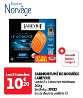 Promoties Saumon fumé de norvège labeyrie - Labeyrie - Geldig van 28/05/2024 tot 03/06/2024 bij Auchan