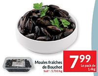Promotions Moules fraîches de bouchot - Produit maison - Intermarche - Valide de 28/05/2024 à 02/06/2024 chez Intermarche