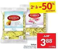 Promotions Voltan pâtes fraîches fourrées - Voltan - Valide de 28/05/2024 à 02/06/2024 chez Intermarche