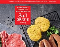 Promotions Hamburgers de poulet - Produit maison - Alvo - Valide de 05/06/2024 à 18/06/2024 chez Alvo