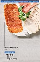 Promotions Spianata piccante - Produit maison - Alvo - Valide de 05/06/2024 à 18/06/2024 chez Alvo