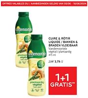 Promotions Cuire + rôtir liquide vandemoortele végétal - Vandemoortele - Valide de 05/06/2024 à 18/06/2024 chez Alvo