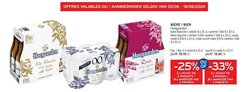 Promotions Bière hoegaarden rosée - Hoegaarden - Valide de 05/06/2024 à 18/06/2024 chez Alvo