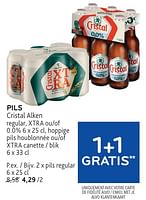 Promotions Cristal alken pils regular - Cristal - Valide de 05/06/2024 à 18/06/2024 chez Alvo