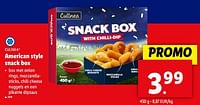 Promoties American style snack box - Culinea - Geldig van 05/06/2024 tot 11/06/2024 bij Lidl