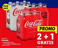 Promoties Frisdrank - Coca Cola - Geldig van 05/06/2024 tot 11/06/2024 bij Lidl