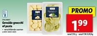 Promoties Gevulde gnocchi of pasta - Italiamo - Geldig van 05/06/2024 tot 11/06/2024 bij Lidl