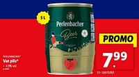 Promoties Vat pils - Perlenbacher - Geldig van 05/06/2024 tot 11/06/2024 bij Lidl