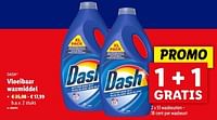 Promoties Vloeibaar wasmiddel - Dash - Geldig van 05/06/2024 tot 11/06/2024 bij Lidl
