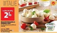 Promotions Billes de mozzarella di bufala aop - Produit Maison - Auchan Ronq - Valide de 28/05/2024 à 03/06/2024 chez Auchan Ronq