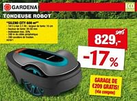 Promotions Gardena tondeuse robot sileno city - Gardena - Valide de 22/05/2024 à 02/06/2024 chez Hubo