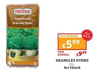 Promotions Granules hydro - Substral - Valide de 29/05/2024 à 03/06/2024 chez Trafic