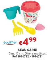 Promotions Seau garni - Ecoiffier - Valide de 29/05/2024 à 03/06/2024 chez Trafic
