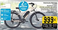 Promoties Elektrische suv-fiets e-bike - E-Bike - Geldig van 14/05/2024 tot 30/09/2024 bij Cora