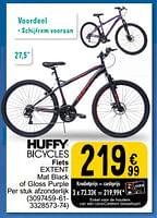 Promoties Huffy bicycles fiets extent - Huffy Bicycles - Geldig van 14/05/2024 tot 30/09/2024 bij Cora