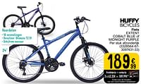Promoties Huffy bicycles fiets extent cobalt blue of midnight purple - Huffy Bicycles - Geldig van 14/05/2024 tot 30/09/2024 bij Cora