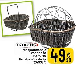 Transportmandje voor hond easyfix