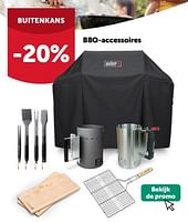 Promoties Bbq-accessoires -20% - Weber - Geldig van 31/05/2024 tot 02/06/2024 bij Aveve