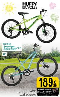 Fiets extent antifreeze green of aqua blue-Huffy Bicycles