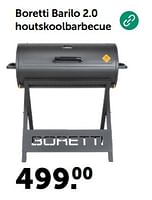 Promoties Boretti barilo 2.0 houtskoolbarbecue - Boretti - Geldig van 31/05/2024 tot 02/06/2024 bij Aveve