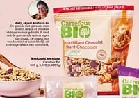 Promoties Krokant chocolade carrefour bio - Huismerk - Carrefour  - Geldig van 31/05/2024 tot 30/06/2024 bij Carrefour