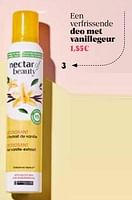 Promoties Nectar of beauty deo met vanillegeur - Huismerk - Carrefour  - Geldig van 31/05/2024 tot 30/06/2024 bij Carrefour