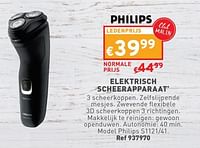 Promoties Elektrisch scheerapparaat philips s1121-41 - Philips - Geldig van 29/05/2024 tot 03/06/2024 bij Trafic
