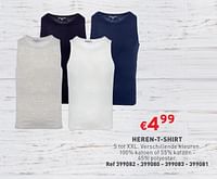 Promoties Heren-t-shirt - Huismerk - Trafic  - Geldig van 29/05/2024 tot 03/06/2024 bij Trafic