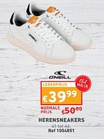 Promoties Herensneakers - O'Neill - Geldig van 29/05/2024 tot 03/06/2024 bij Trafic